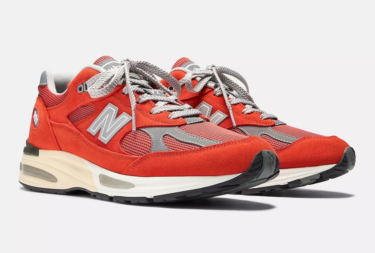 New Balance MADE in UK 991v2 "Grenadine": British Craft Meets India-Level Heat